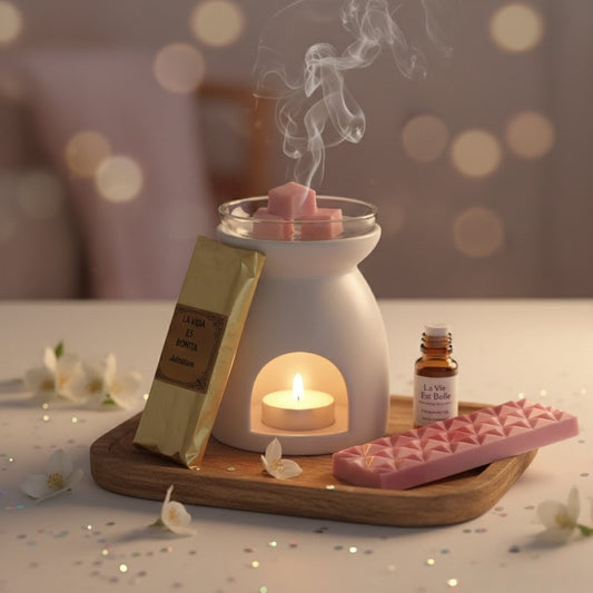 🌟 Tableta de Cera Aromática "LA VIDA ES BONITA" Aroma inspirado en (La Vie Est Belle)